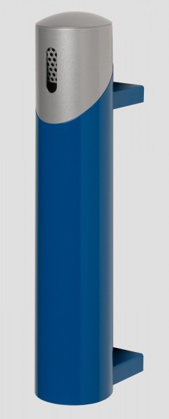 Wandascher SG 65, enzianblau - Kopfteil silber